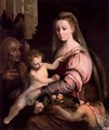 Virgin and Child with St Anne and the Infant St John - Lambert Sustris