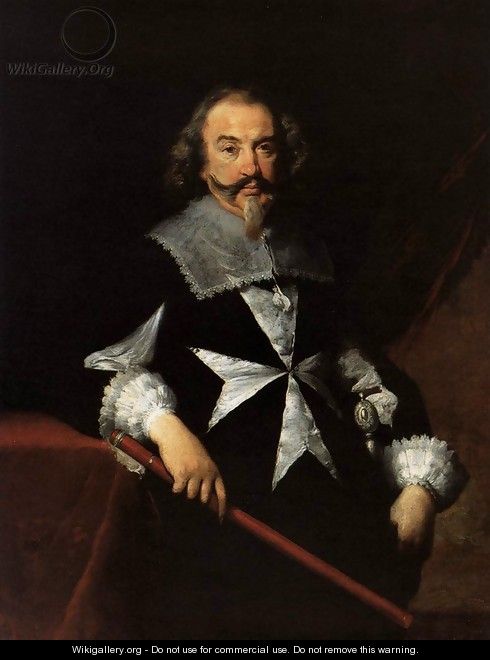 Portrait of a Maltese Knight 2 - Bernardo Strozzi