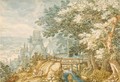 Landscape with a Footbridge - Pieter Stevens