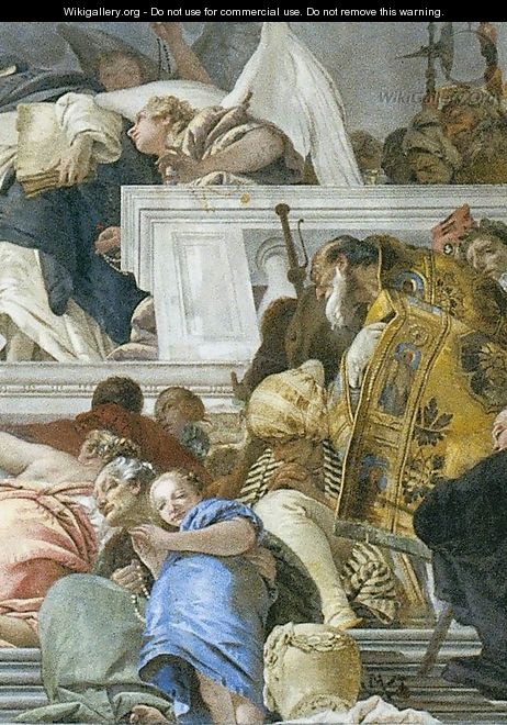 The Institution of the Rosary (detail) 3 - Giovanni Battista Tiepolo