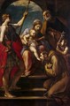 Holy Family with Saints - Alessandro Tiarini
