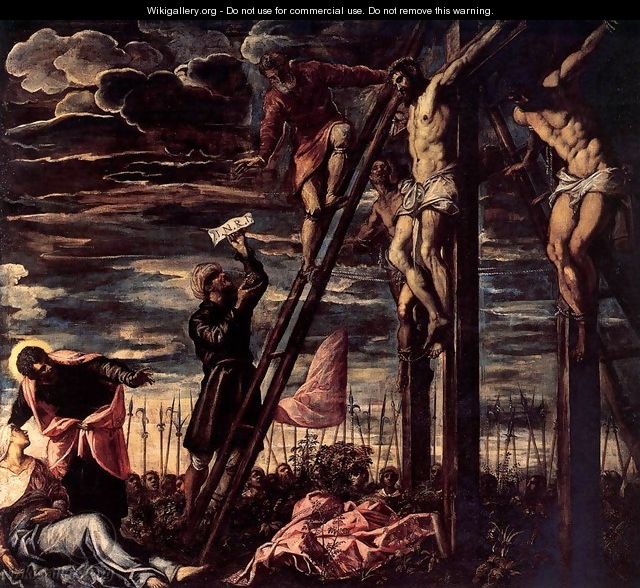 The Crucifixion of Christ - Jacopo Tintoretto (Robusti)
