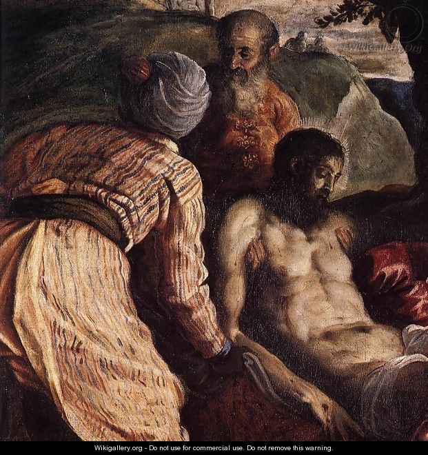 Christ Carried to the Tomb (detail) 2 - Jacopo Tintoretto (Robusti)