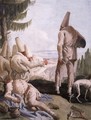 Pulcinella's Departure - Giovanni Domenico Tiepolo