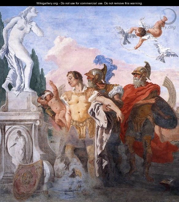 Rinaldo Leaving the Garden of Armida - Giovanni Domenico Tiepolo