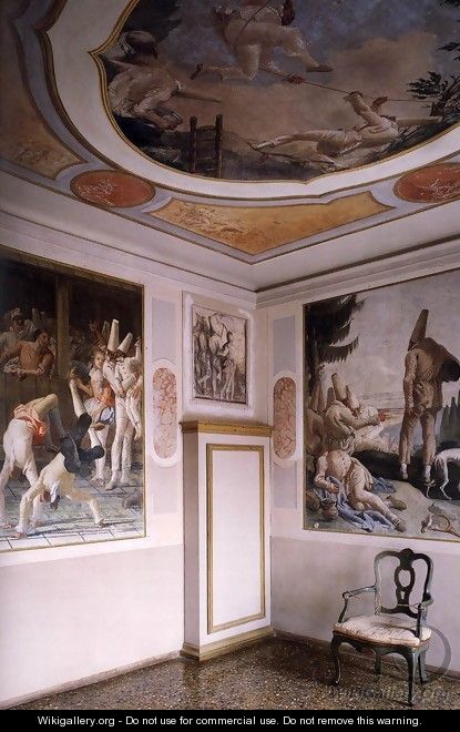 View of a Reconstructed Room - Giovanni Domenico Tiepolo