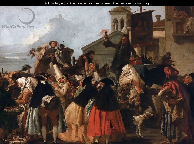 The Charlatan (The Tooth-Puller) - Giovanni Domenico Tiepolo