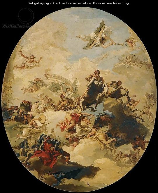 The Apotheosis of Hercules - Giovanni Domenico Tiepolo