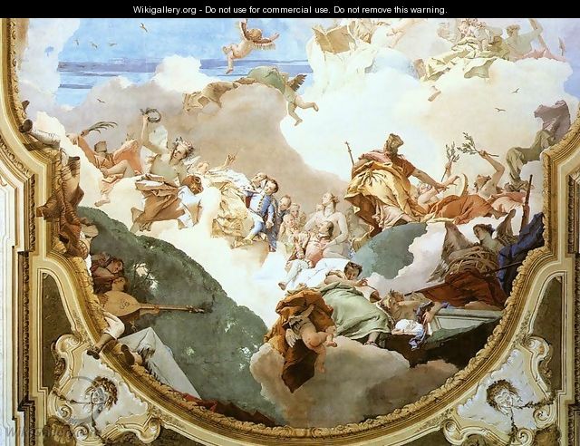 The Apotheosis of the Pisani Family (detail) 2 - Giovanni Battista Tiepolo