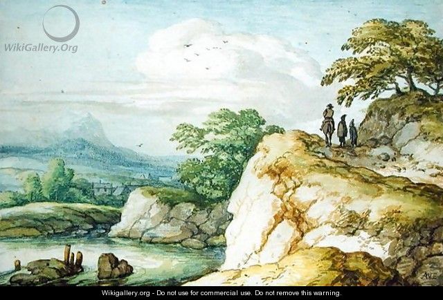 Hikers in the Highlands 1655 - Allaert van Everdingen