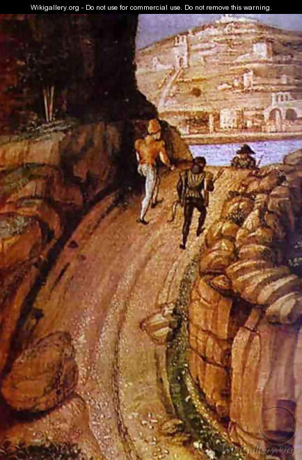 St Sebastian Detail 1459 - Andrea Mantegna