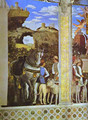 Marquess Ludovico Greeting His Son Cardinal Francesco Gonzaga Detail 1 1465-74 - Andrea Mantegna