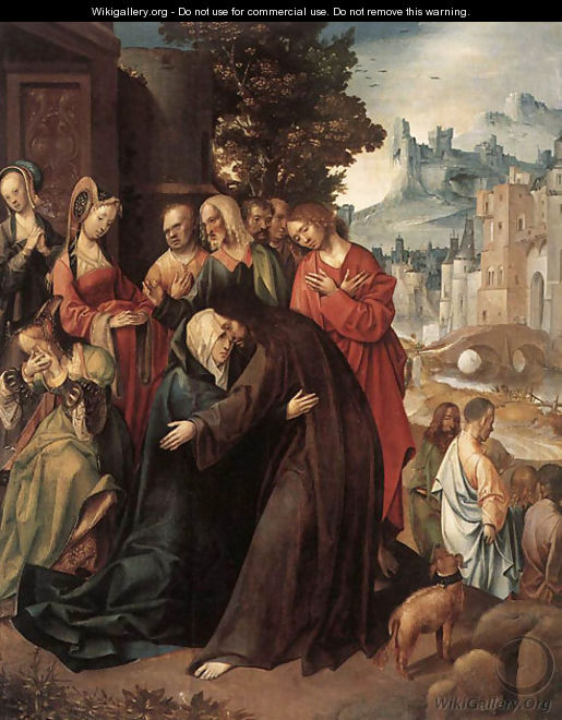 Christ Taking Leave of his Mother 1515 - Cornelis Engelbrechtsen