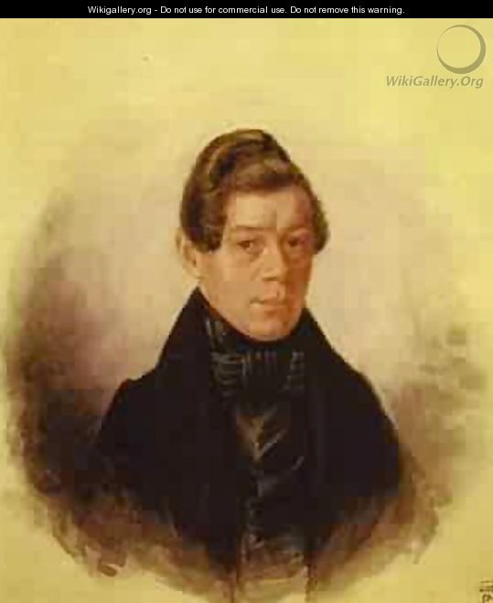 Portrait Of M M Rodivanovsky 1836 - Pavel Andreevich Fedotov