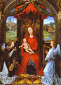 Madonna And Child With Two Angels - Hans Memling