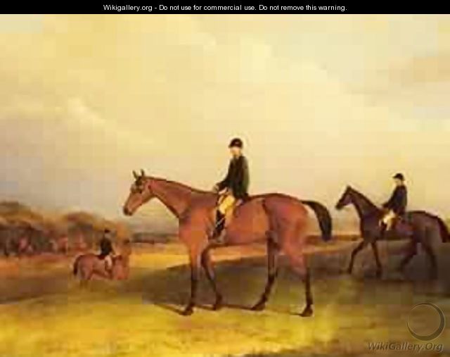 A Jockey On A Chestnut Hunter - John Faulkner