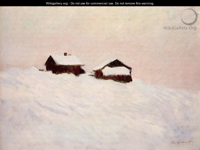 Houses in the Snow 1895 - Claude Oscar Monet