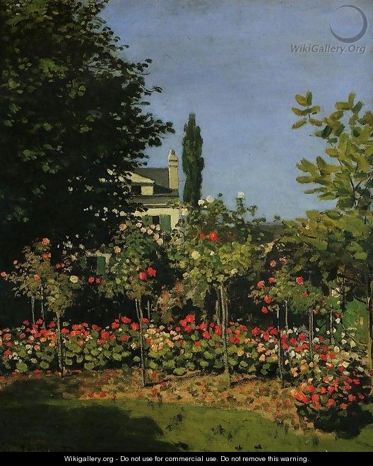 Garden in Flower 1866 - Claude Oscar Monet