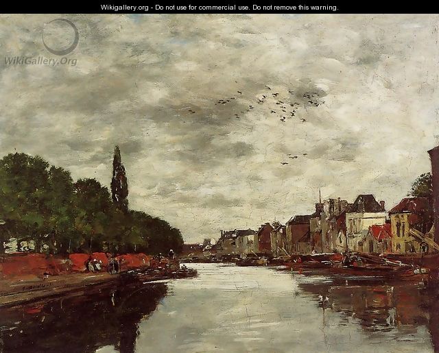A Canal near Brussels 1871 - Claude Oscar Monet