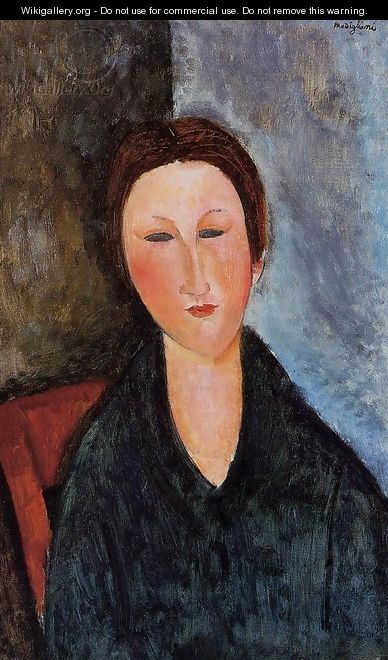 Bust of a Young Woman (aka Mademoiselle Marthe) 1916 1917 - Amedeo Modigliani