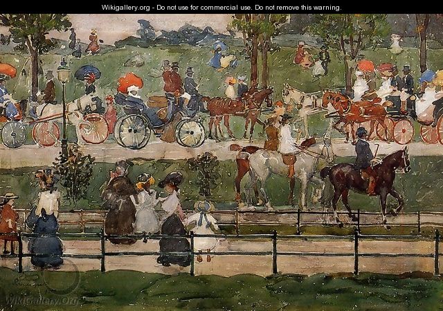 Central Park 1900 - Henri De Toulouse-Lautrec