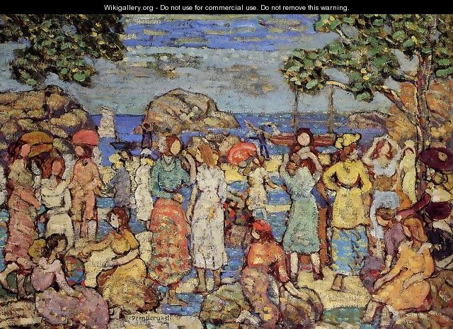 Beach at Gloucester 1918-1921 - Henri De Toulouse-Lautrec