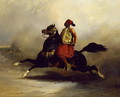 Nubian Horseman at the Gallop - Alfred Dedreux
