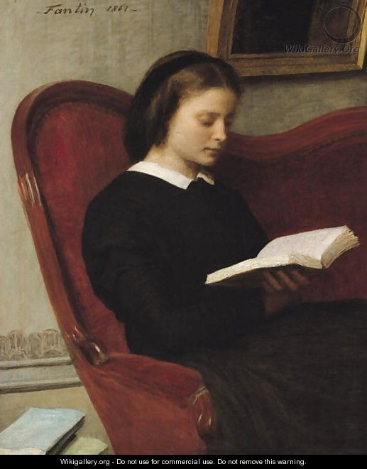 The Reader 1861 - Ignace Henri Jean Fantin-Latour