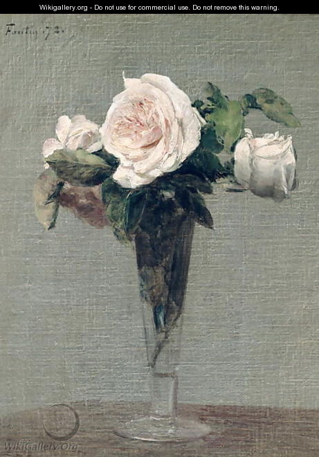 Flowers 1872 - Ignace Henri Jean Fantin-Latour