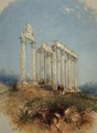 The Temple of Jupiter Olympius Athens - Louis Ducis