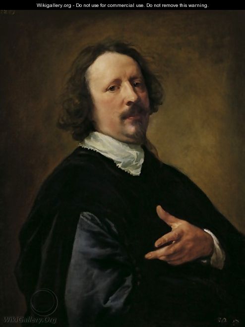 Portrait of the Painter Caspar de Crayer - Sir Anthony Van Dyck