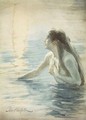 In the water - Albert Edelfelt