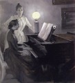 At the Piano - Albert Edelfelt