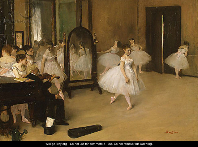 The Dancing Class probably 1871 - Edgar Degas