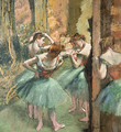 Dancers Pink and Green ca. 1890 - Edgar Degas