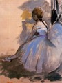 Dancer Seated (study) 1872 - Edgar Degas