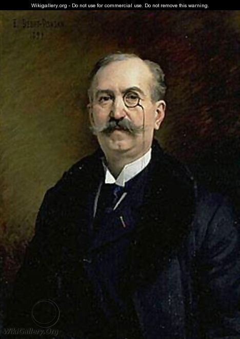 Portrait De M.G.Broustet 1897 - Edouard Bernard Debat-Ponsan