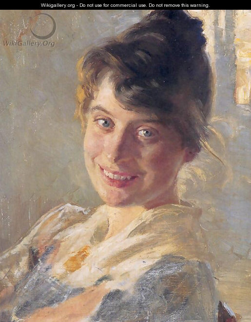 Marie Kroyer Portrait - Peder Severin Kroyer
