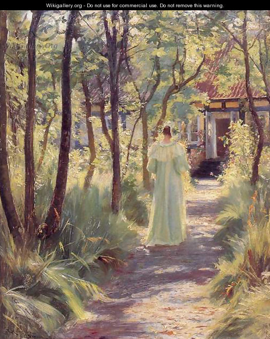 Marie in the Garden - Peder Severin Kroyer