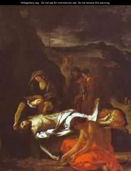 The Entombment Of Christ 1848 - Eugene Delacroix