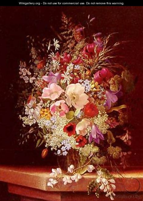 Still Life With Flowers 2 - Adelheid Dietrich