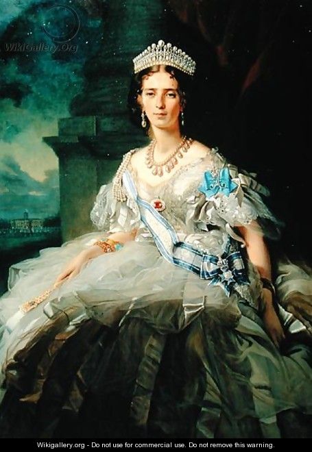 Portrait of Princess Tatiana Alexanrovna Yusupova 1858 - Gerhard von Kügelgen