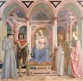 The Madonna And Child With Saints 1445 - Domenico Di Michelino