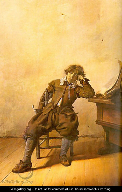 Young Scholar In His Study 1630 - Pieter Claesz.