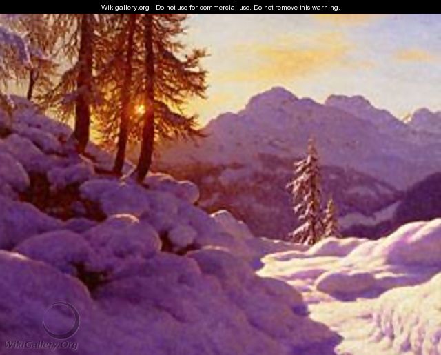 Snowy Landscape - Ivan Fedorovich Choultse