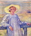 Elisaeth van Rysselberghe in a Straw Hat 1901 - William Merritt Chase