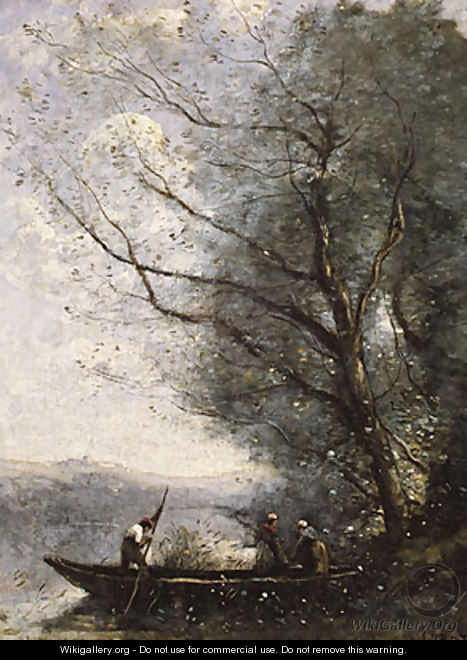 The Ferryman ca 1865 - Jean-Baptiste-Camille Corot