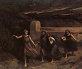 The Destruction Of Sodom Detail 1857 - Jean-Baptiste-Camille Corot