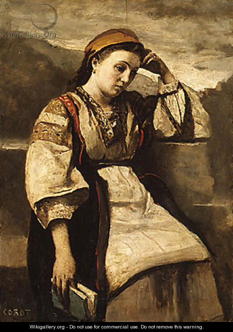 Reverie - Jean-Baptiste-Camille Corot