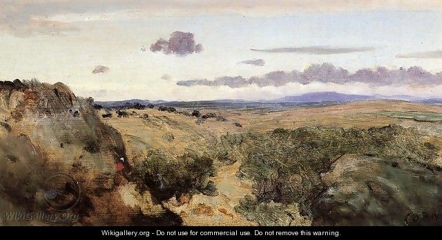 Mountainous Landscape 1855-1860 - Jean-Baptiste-Camille Corot